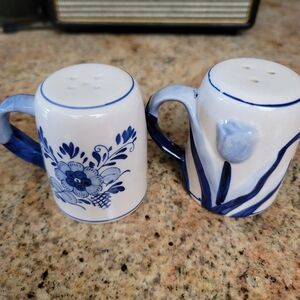 Delft Salt & Pepper Shakers.